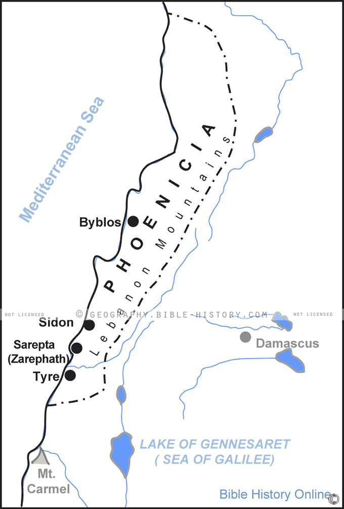 Map of Lake of Gennesaret: Journey Through Biblical Waters | Kids Maps