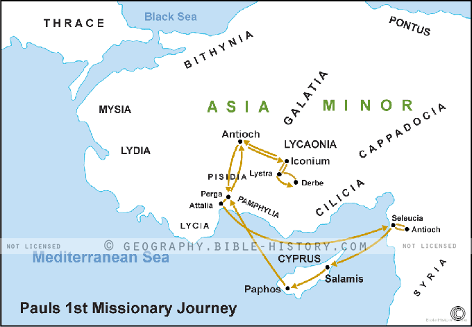 Paul’s 1st Missionary Journey hero image