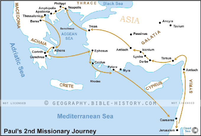 Paul’s 2nd Missionary Journey hero image