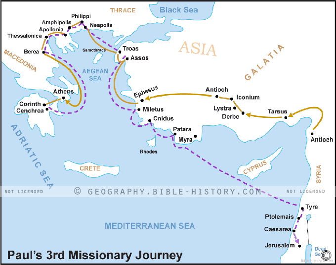 Paul’s 3rd Missionary Journey hero image