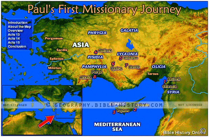 Paul’s First Missionary Journey hero image